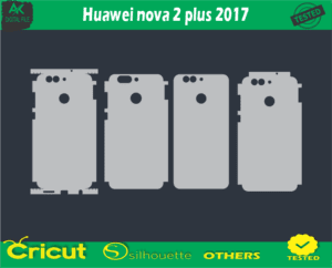 Huawei nova 2 plus 2017 Skin Vector Template