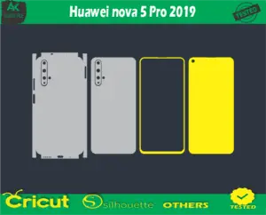 Huawei nova 5 Pro 2019 Skin Vector Template