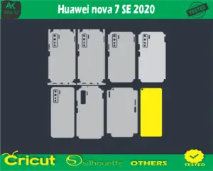 Huawei nova 7 SE 2020 Skin Vector Template