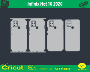 Infinix Hot 10 2020 Skin Vector Template