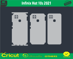 Infinix Hot 10s 2021 Skin Vector Template