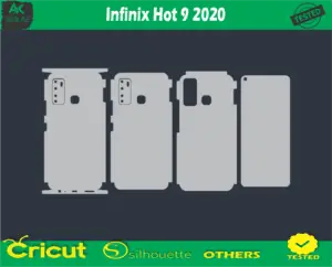 Infinix Hot 9 2020 Skin Vector Template