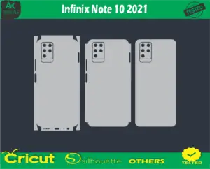 Infinix Note 10 2021 Skin Vector Template