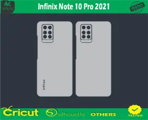 Infinix Note 10 Pro 2021 Skin Vector Template