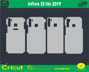 Infinix S5 lite 2019 Skin Vector Template