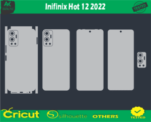 Inifinix Hot 12 2022 Skin Vector Template low price