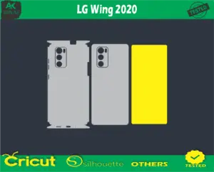LG Wing 2020 Skin Vector Template