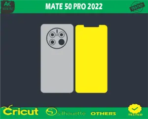 MATE 50 PRO 2022 Skin Vector Template