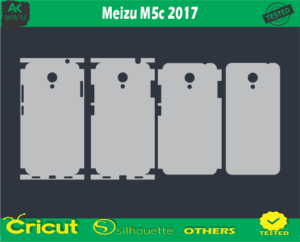 Meizu M5c 2017 Skin Vector Template