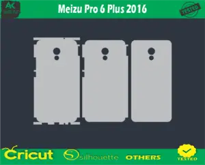 Meizu Pro 6 Plus 2016 Skin Vector Template