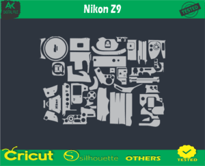 Nikon Z9 Skin Vector Template
