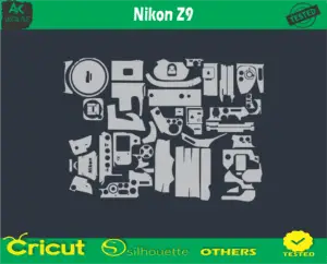 Nikon Z9 Skin Vector Template