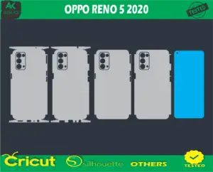 OPPO RENO 5 2020 Skin Vector Template