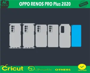 OPPO RENO5 PRO Plus 2020 Skin Vector Template