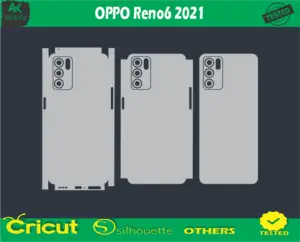 OPPO Reno6 2021 Skin Vector Template