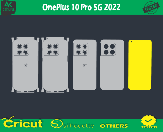 OnePlus 10 Pro Back Glass Battery Cover Replacement – Includes Lens, Flash, Adhesive – Glossy Or Matte