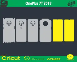 OnePlus 7T 2019 Skin Vector Template