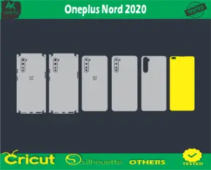 Oneplus Nord 2020 Skin Vector Template