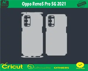 Oppo Reno5 Pro 5G 2021 Skin Vector Template