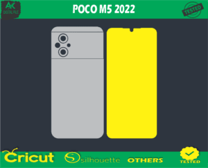 POCO M5 2022 Skin Vector Template