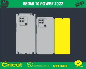 REDMI 10 POWER 2022 Skin Vector Template