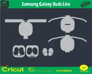 Samsung Galaxy Buds Live Skin Vector Template