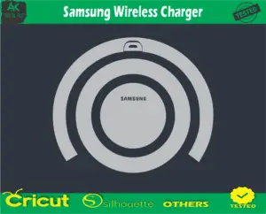 Samsung Wireless Charger Skin Vector Template