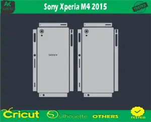 Sony Xperia M4 2015 Skin Vector Template