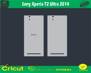 Sony Xperia T2 Ultra 2014 Skin Vector Template