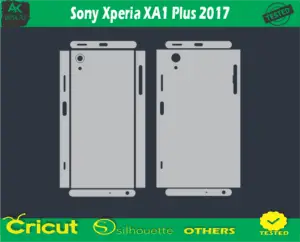 Sony Xperia XA1 Plus 2017 Skin Vector Template