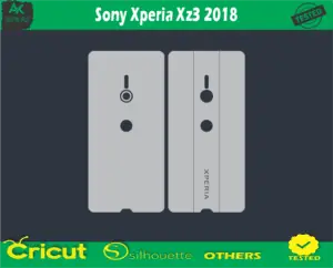 Sony Xperia Xz3 2018 Skin Vector Template