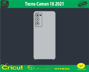 Tecno Camon 18 2021 Skin Vector Template