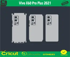 Vivo X60 Pro Plus 2021 Skin Vector Template low price