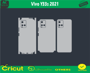 Vivo Y33s 2021 Skin Vector Template