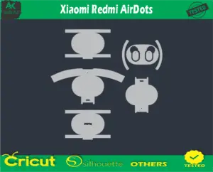 Xiaomi Redmi Air Dots Skin Vector Template