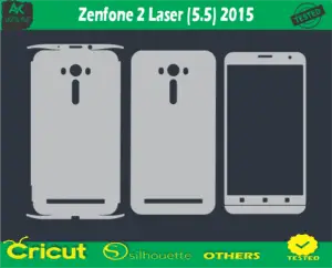 Zenfone 2 Laser (5.5) 2015 Skin Vector Template