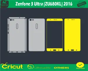 Zenfone 3 Ultra (ZU680KL) 2016 Skin Vector Template