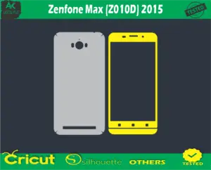 Zenfone Max (Z010D) 2015 Skin Vector Template