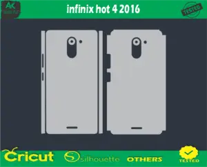 infinix hot 4 2016 Skin Vector Template