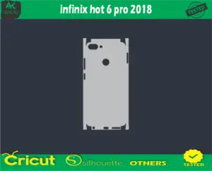 infinix hot 6 pro 2018 Skin Vector Template