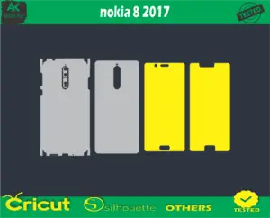 Nokia 8 2017 Skin Vector Template