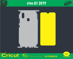 vivo U1 2019 Skin Vector Template low price