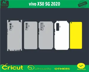 vivo X50 5G 2020 Skin Vector Template low price