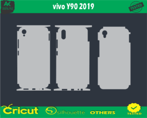 vivo Y90 2019 Skin Vector Template