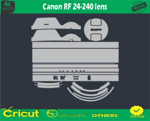 Canon RF 24-240 lens Skin Vector Template