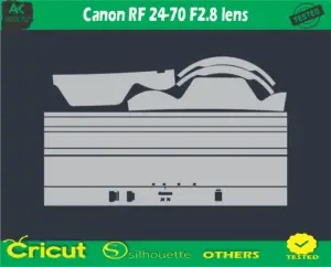 Canon RF 24-70 F2.8 lens Skin Vector Template