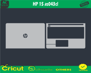 HP 15 as043cl Skin Vector Template