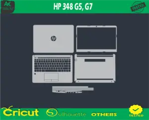 HP 348 G5 G7 Skin Vector Template