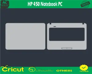 HP 450 Notebook PC Skin Vector Template