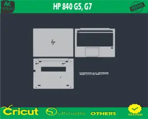 HP 840 G5 G7 Skin Vector Template